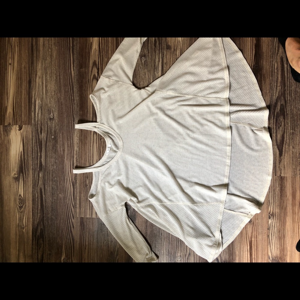 Cut-Out Flowy Shirt